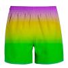 Ymosrh Mens Swim Trunks, Shorts Men 7 Inch Inseam Shorts MenS Swim Trunks Men's Summer Swim Quick Dry Shorts with Pockets Plus Gradient Print Beach Shorts Suit Long Man Bathing Suit (5XL, Yellow) view 3