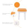 WOONEKY Sturdy Non- Stool for Boys and Girls Imitation Leather Shoe Changing Stool Comfortable for Home Use for Safe Toy Use view 3