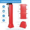 Katop Square Basketball Pole Pad, Heavy Duty Protective Pole Padding Fits 5"x5", 6"x6" Pole&Base, Durable UV-Resistant Waterproof Basketball Hoop Padding for Player Safety Outdoor and Indoor view 2