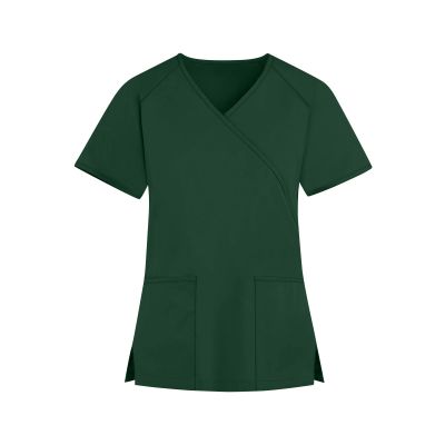 Scrub Top for Women Scrub Tops Women Print Nurse Uniforms for Women Short Sleeve V-Neck Shirts Tops with Pockets