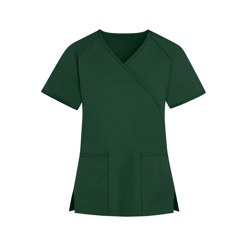 Scrub Top for Women Scrub Tops Women Print Nurse Uniforms for Women Short Sleeve V-Neck Shirts Tops with Pockets