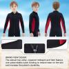 REALON Kids Wetsuit Top Jacket for Boys Girls Toddler Youth, Children's Wet Suit Shirt Neoprene 3mm Long Sleeve Front Zipper Swimsuit for Swimming Surfing Dive Snorkeling Water Sports view 4
