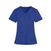 Printed Scrub Tops Women Nurse Uniforms Short Sleeve V-Neck Shirts with Pockets view 1