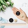 CREATCABIN 1 Set Pocket Hug Token Heart Pattern Long Distance Relationship Keepsake Keychain Stainless Steel Double Sided with PU Leather Keychain Gift for Son Family(Black)-to My Son 1.2Inch view 4
