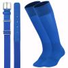 UnFader Youth Adult Baseball Socks and Belts Combo, Adjustable Elastic Softball Belts and Socks for Boys Mens and Grils view 1