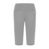 Capri Leggings for Women Knee Length High Waisted Yoga Pants Casual Summer Workout Exercise Bike Shorts with Pockets view 3