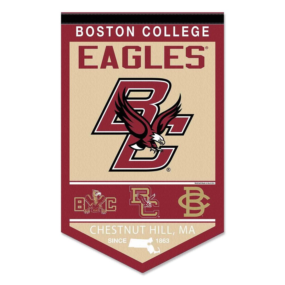 Boston College Eagles Heritage History Banner Pennant