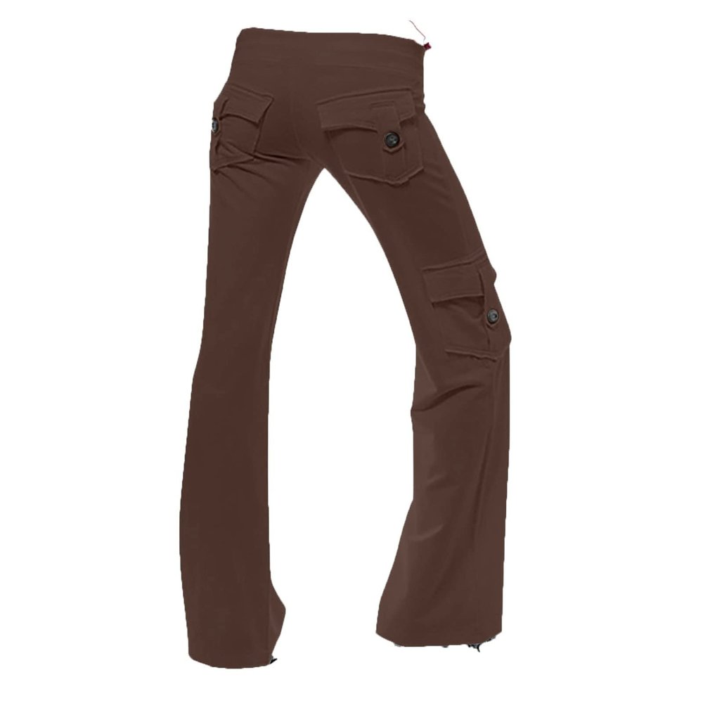 Cargo Pants for Women Fashion Drawstring Waist Pants Wide Leg Flared Trousers Summer Going Out Travel Comfy Cargos