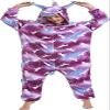 Adult Unicorn Onesie Pajamas Cosplay Jumpsuit Animal Costume Purple Moon Medium view 3