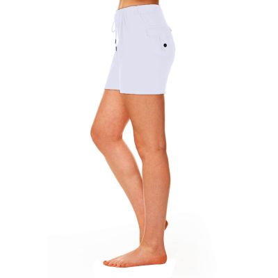 Workout Shorts for Women Summer Casual Comfy Pants Yoga Gym Shorts with Pocket Ladies Cute Slim Fit Trouser Leggings
