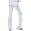 Cargo Pants for Women Fashion Drawstring Waist Pants Wide Leg Flared Trousers Summer Going Out Travel Comfy Cargos view 2