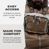 FHF Gear Chest Rig Gen 2  Lightweight MOLLE Front Carry Pack with Upgraded Air Mesh, Storage Pockets & Airframe Harness, Ranger Green view 3