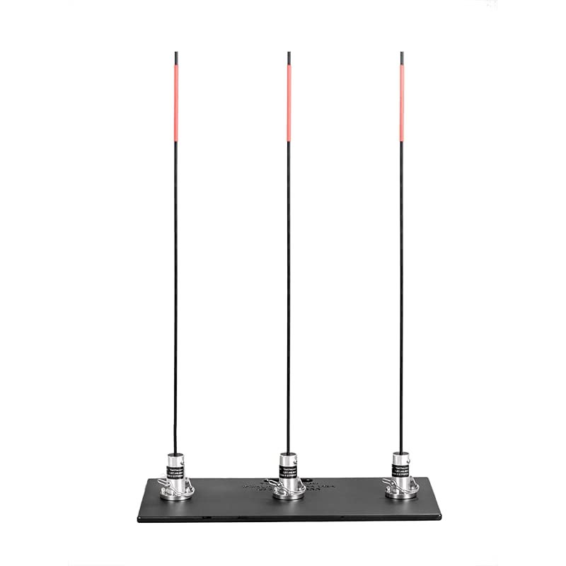 G Tee Pitch Break Assembly, 3 Classic, 12" x 23.5" (30cm x 60cm) Includes 3 Classic Base & 3 Pitch Break Rod Attachment 36" (91cm) | Used by Pros | 2 Year Warranty | Made in USA