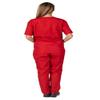 ACTIVE UNIFORMS Mens Scrub Set Medical Scrub Top and Pants (X-Large, Red) view 4