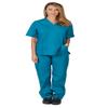 ACTIVE UNIFORMS Mens Scrub Set Medical Scrub Top and Pants (X-Large, Teal) view 4