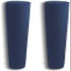 36 in Pair of Navy Mad Dog Products Boat Trailer Guide Pole Pad with Capped Ends - Heavy Duty UV Fade Proof Canvas - Sold in Pairs - Made in USA view 1