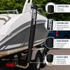 36 in Pair of Navy Mad Dog Products Boat Trailer Guide Pole Pad with Capped Ends - Heavy Duty UV Fade Proof Canvas - Sold in Pairs - Made in USA view 4