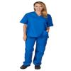 ACTIVE UNIFORMS Mens Scrub Set Medical Scrub Top and Pants (X-Large, Royal Blue) view 4