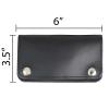Milwaukee Leather Men's Genuine Leather Bi-Fold Biker Wallets w/Anti-Theft Stainless Steel Chain - 6 Inch view 3