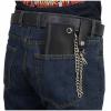Milwaukee Leather Men's Genuine Leather Bi-Fold Biker Wallets w/Anti-Theft Stainless Steel Chain - 6 Inch view 4
