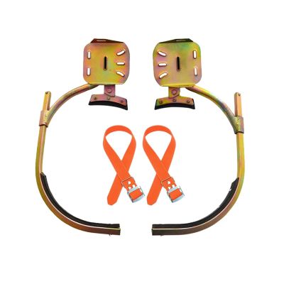 Naroote Tree Climbing Spikes, High Strength and Anti Slip Concrete Pole Climbing Shoes Tree Climbing Gear with Adjustable Shoe Strap for Tree Work and Electrical Systems