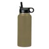 LaserGram Personalized Water Bottle, Motocross, Stainless Steel Double Wall Vacuum Insulated with Flip Top Straw, Custom Engraved Gift (32oz / 950ml Camo Green) view 2