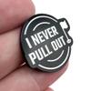 Bogey Bros I Never Pull Out Funny Golf Ball Markers  Novelty Golf Ball Markers with Durable Enamel Finish, Funny Golf Marker for Golfing & Putting Green, Fun Golf Markers for Amateur Golfing view 2