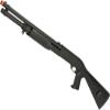 Evike Airsoft - CYMA Standard Metal M3 3-Round Burst Multi-Airsoft Shotshell Loading Airsoft Shotgun (Model: Full Stock) view 1