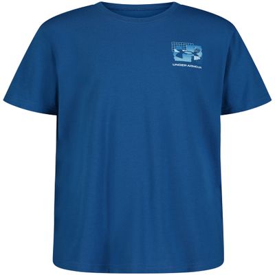 Under Armour Boys' Outdoor Short Sleeve T-Shirt, Crewneck, Varsity Blue