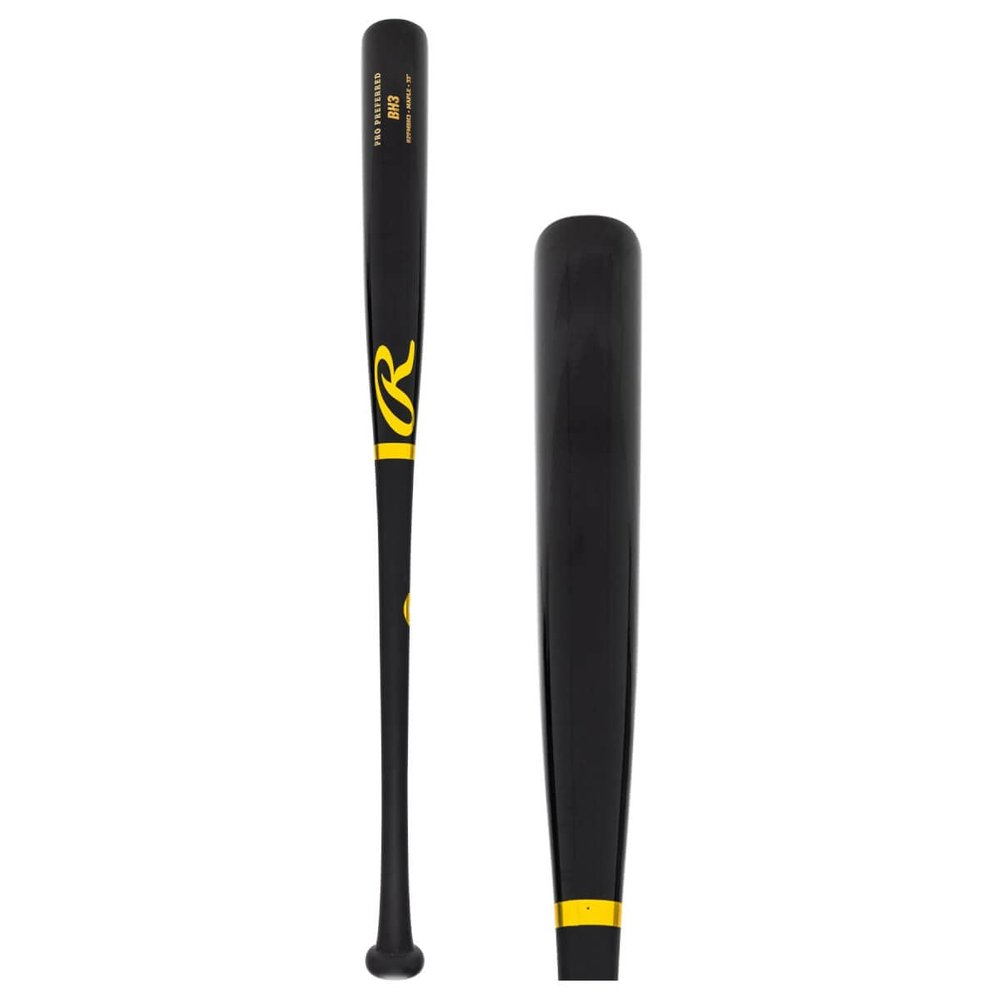 Rawlings | PRO PREFERRED Wood Baseball Bat | Bryce Harper - BH3 Gameday Profile | Maple - 33"