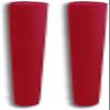 48 in Pair of Red Mad Dog Products Boat Trailer Guide Pole Pad with Capped Ends - Heavy Duty UV Fade Proof Canvas - Sold in Pairs - Made in USA view 1