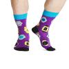 JNRB Men's Colorful Cotton Designer Crew Dress Casual No Boring Cool Crazy Fun Socks For Any Occasion Occupation, L-XL (Time is Money) view 1