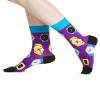 JNRB Men's Colorful Cotton Designer Crew Dress Casual No Boring Cool Crazy Fun Socks For Any Occasion Occupation, L-XL (Time is Money) view 2