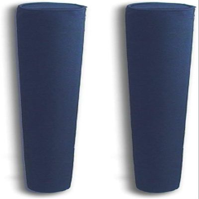 48 in Pair of Navy Mad Dog Products Boat Trailer Guide Pole Pad with Capped Ends - Heavy Duty UV Fade Proof Canvas - Sold in Pairs - Made in USA