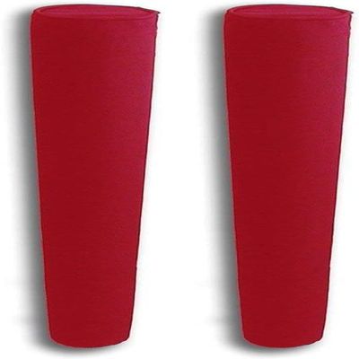60 in Pair of Red Mad Dog Products Boat Trailer Guide Pole Pad with Capped Ends - Heavy Duty UV Fade Proof Canvas - Sold in Pairs - Made in USA