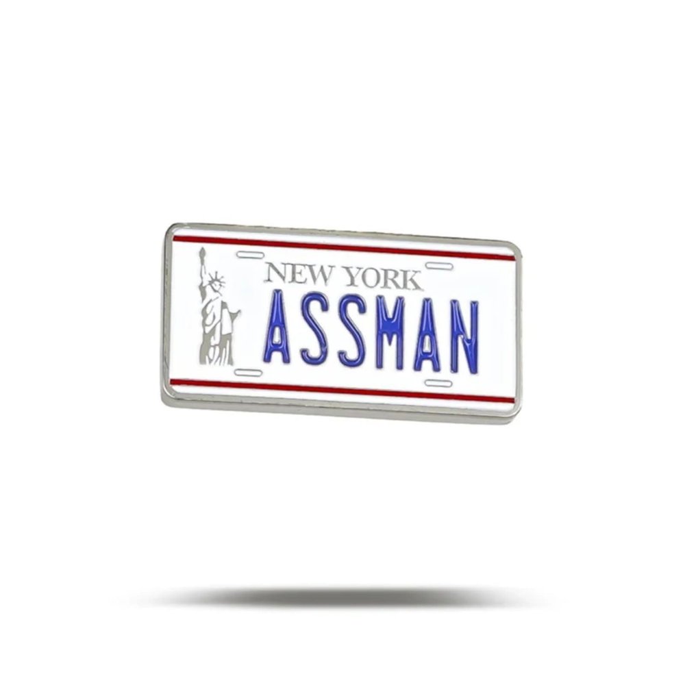 Bogey Bros Assman Funny Golf Ball Markers  Novelty Golf Ball Markers with Durable Enamel Finish, Funny Golf Marker for Golfing & Putting Green, Fun Golf Markers for Professionals & Amateur Golfing