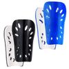 Youth Soccer Shin Guards for Kids Shin Pads Child Calf Protective Gear Protective Soccer Equipment for Boys Girls Toddler Teenagers 3-15 Years Old (Black + Blue,M 4'43-5'7 Tall) view 1