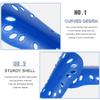 Youth Soccer Shin Guards for Kids Shin Pads Child Calf Protective Gear Protective Soccer Equipment for Boys Girls Toddler Teenagers 3-15 Years Old (Black + Blue,M 4'43-5'7 Tall) view 2