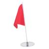 INOOMP 2sets Portable Golfing Flags Hole Cup Tray Golf Flags for Practice and Training Golfing view 2