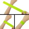 Muka TOPTIE 12 Pcs Reflective Safety Slap Bands, PVC Slap Bracelet, High Visibility and Comfortable-Red view 3