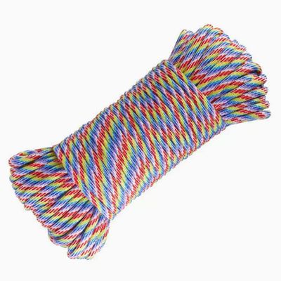 101.7ft (31M) Length Multifunctional 9-Core Umbrella Cord Line Rope,Outdoor Braided Rope, 4mm Diameter (Black)