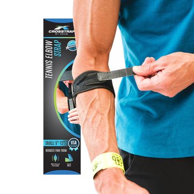 CROSSTRAP Tennis Elbow Brace For Women & Men (Small) - Elbow Brace for Tendonitis, Elbow Support, Forearm Brace, Arm Brace, Elbow Compression Brace