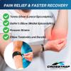 CROSSTRAP Tennis Elbow Brace For Women & Men (Small) - Elbow Brace for Tendonitis, Elbow Support, Forearm Brace, Arm Brace, Elbow Compression Brace view 3