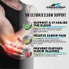 CROSSTRAP Tennis Elbow Brace For Women & Men (Small) - Elbow Brace for Tendonitis, Elbow Support, Forearm Brace, Arm Brace, Elbow Compression Brace view 4