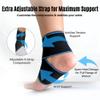 MDUB Ankle Support Wrap 1 Pack, Achilles Tendonitis Pain Relief Planter Fasciitis Support Brace, Hiking, Soccer, Basketball, Running, Tennis, Volleyball & Pickleball view 2