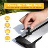 T Slot Bolts for Roof Rack Cross Bars, Platform, Cargo Basket, Stainless Square T Track Bolt Adapter to Secure Bike/Ski/Kayak Rack, Solar Panel, Awning, 4mm Thick view 3