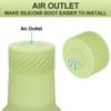 Affute Protective Silicone Boot for Stanley Quencher H2.0 40 oz & IceFlow Flip 20 oz 30 oz and hydroflask 12-24 oz, Anti-Slip Bottle Bottom Sleeve Cover (Citron) view 4