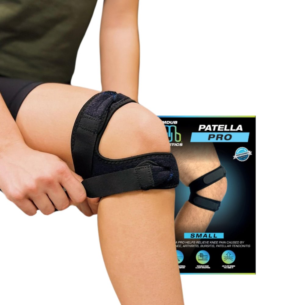 CROSSTRAP Patellar Tendon Support Strap (Small), Knee Pain Relief Adjustable Neoprene Knee Strap for Running, Hiking, Arthritis, Jumper, Tennis Injury Recovery, Pickleball
