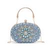 LUI SUI Women Rhinestone Evening Clutch Purse Bag Bling Glitter Sparkly Diamond Tote Bag Crystal Wedding Party Bag view 1