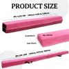 FINCOME 8FT Folding Balance Beam, Portable Gymnastics Beam Equipment with Non Slip Rubber Base & Suede Cover for Training/Practice/Professional Home Exercise view 2